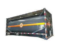 20FT Tankcontainer Borsäure (H3BO3), Fluorborsäure, Chromsäure (50%), Zitronensäure, Ethanol, Eisen (III) chlorid Stahl ausgekleidet LDPE auch für HCl (max 35%)