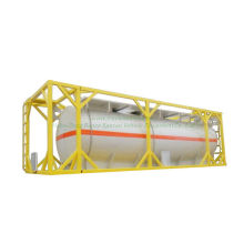 Kundenspezifischer Isotank 30FT Chemline ausgekleideter Tank für HCl, Naoh, Naclo, PAC, H2so4, Hf, H3po4, Nh3. H2O, H2O2-Lösung