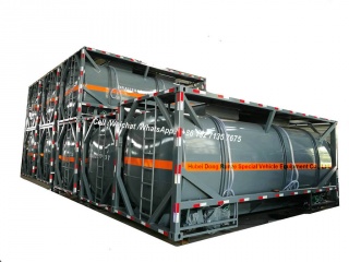 saurer Behälter-Behälter 21cbm 20FT ISO HCL für chemische Fabrik-sauren Anhänger-Transport Vietnams