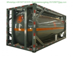 In hohem Grade gefährliche UNO-tragbare ISO-Behälter-Behälter 14.600 – 24.000 Liter