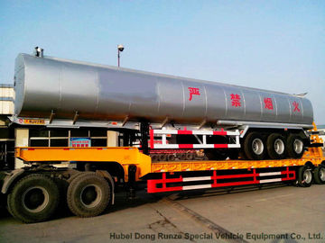 China Edelstahl-Speiseöl-Behälter-halb Anhänger für Speiseöl-Transport 33Kl - Liter 47K mit Isolierschicht  fournisseur