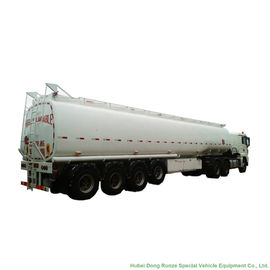 China Aluminiumdes behälter-45m3 Anhänger-Tri Achse halb für Diesel, Öl, Treibstoff, Brennstoff-Transport fournisseur