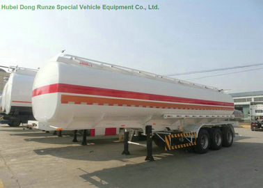 China Tankfahrzeug-Achsen des Edelstahl-49m3 halb des Anhänger-3 für Diesel, Öl, Benzin, Kerosin-Transport fournisseur