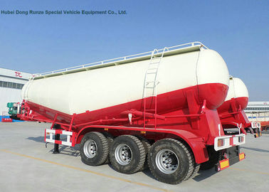 China Tri Achse 56-60cbm Bulker-Zement-Behälter-Anhänger-hohe Belastbarkeit besonders angefertigt fournisseur