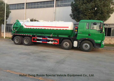 China Septische LKWs HOWO 8x4 Vakuum, Abwasser-Abbau-LKW-hohe Kapazität fournisseur