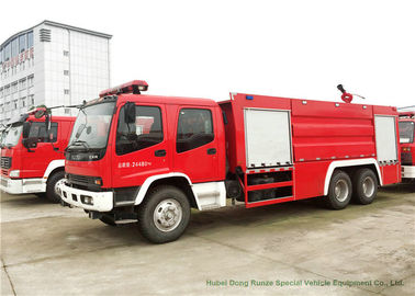 China Wasser-Behälter-Feuerwehr-LKWs ISUZUS 6x4, Feuer-Kampffahrzeuge Hochleistungs fournisseur