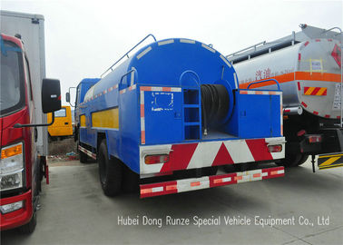 China Edelstahl-flüssiger Tankwagen/Wassertanker-LKW mit Hochdruckstrahlpumpe fournisseur