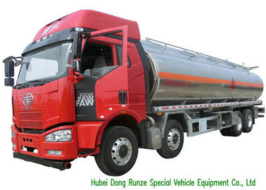 China Aluminiumstraßen-flüssiger Tankwagen FAW 8X4 für Brennstoff-Transport 30000L fournisseur