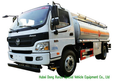 China Straßen-flüssiger Tankwagen FOTON 8000L für Erdöl-Transport mit Zapfwellenantrieb-Öl-Pumpe fournisseur