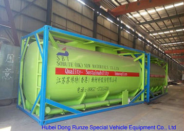 China Fluoboric saurer Transport-Behälter-Behälter 20FT, Schüttgutcontainer ISO für das Versenden fournisseur