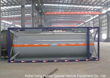 China 20FT Salzsäure ISO-Behälter-Behälter Stahl gezeichnetes PET 16mm 20000L-22000L fournisseur