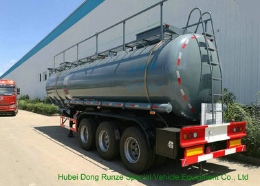 China Chemische Behälter-Hochleistungsanhänger für 30 - 45MT Natriumhydroxid-Transport fournisseur