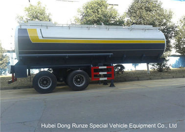 China Doppelachse 32 Tonnen-Behälter-halb Anhänger-Einzelsuspendierung für Fluorwasserstoffsäure/HCL fournisseur