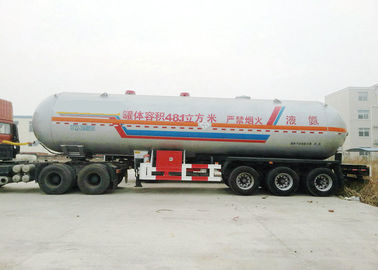 China Tri Achsen-Behälter-halb Anhänger für 40000L- 48000L Salmiakgeist-Transport fournisseur