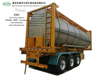 China Heizung isolierte 30FT Behälter-Behälter Stanless-Stahl für flüssige Phosphorsäure WhatsApp+8615271357675 fournisseur