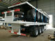 Flachbettachse des behälter-Anhängers 3 für Behälter Belastbarkeit 40 Tonne, 60ton, 80Ton fournisseur