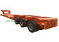 3 Achsen-niedriger Bett-Anhänger-LKW 40 der Achsen-2 -60 Tonnen mit Leiter fournisseur