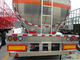Aluminiumdes brennstoff-44m3 Achse halb des Anhänger-3 für Gesundheits-Öl-Transport 40T- 45Ton fournisseur