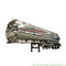 Aluminiumdes tankfahrzeug-48m3 Anhänger-Tri Achse halb für Diesel, Öl, Benzin, Kerosin-Transport 48T-50Ton fournisseur