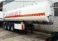 Tankfahrzeug-Achsen des Edelstahl-49m3 halb des Anhänger-3 für Diesel, Öl, Benzin, Kerosin-Transport fournisseur