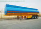 Tankfahrzeug-Achsen des Edelstahl-40m3 halb des Anhänger-3 für Diesel, Öl, Benzin, Kerosin-Transport 40Ton fournisseur