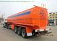 Tankfahrzeug-Achsen des Edelstahl-49m3 halb des Anhänger-3 für Diesel, Öl, Benzin, Kerosin-Transport fournisseur