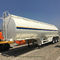 Flüssige brennbare Achsen des Benzin-Tanker-halb Anhänger-3 für Diesel, Öl, Transport des Kerosin-45000Liters fournisseur