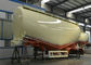 Tri Achsen-Behälter-halb Anhänger für Zement-Massenpulver transportieren hohe Belastbarkeit fournisseur