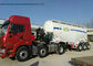 Tri Massen-Zement-Behälter-Anhänger der Achsen-55-70cbm mit Dieselmotor für trockenes Pulver Meterial fournisseur