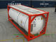 Edelstahl 316 20 FT-ISO-Massen- Behälter-Behälter für gefährliche Flüssigkeiten fournisseur