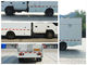 ISUZU-Wohnwagen-mobiler kampierender LKW im Freien mit Wohnzimmer für 5-6 Männer übersteigen Ersatzluftabzug und -Sonnenkollektor fournisseur
