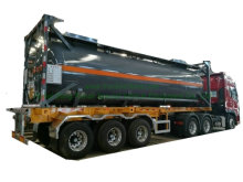 Un 1789 Isotank 30FT für Tankcontainer Straßentransport Salzsäure (Muriatic Acid Strongly Acidic Hydronium Chloride, HCl) 28.000 Liter