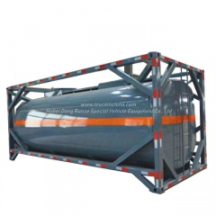 20FT ISO Container Frame, tragbarer UN-Tank für UN 2797, BATTERIEFLÜSSIGKEIT, ALKALI