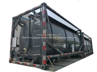 20FT UN1789 Salzsäure ISO Tankcontainer 21KL -22KL Stahlbehälter ausgekleidet LDPE 16mm