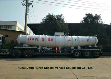 China Chemikalientanker-LKW 17000L ~21000L, Schwefelsäure-Tanker-Anhänger-V-Form fournisseur
