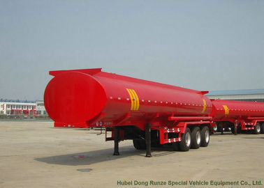 China Tri Achsen-Edelstahl-Tanker-halb Anhänger, Palmöl/Rohöltanker-Anhänger fournisseur