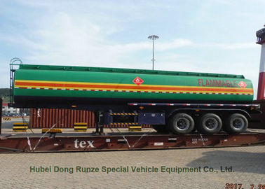 China Flüssige brennbare des Behälter-Achsen halb Anhänger-3 für Diesel, Öl, Benzin, Transport des Kerosin-45000Liters fournisseur
