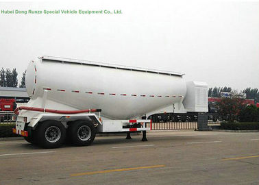 China Art Behälter-halb Anhänger die 2 Achsen-V für trockenes Pulver Meterial tragen Kapazität 40 - 45 M3 fournisseur