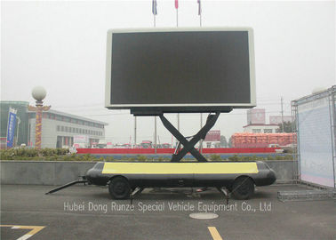 China Mobiler geführter Anzeigen-Anhänger mit anhebendem System, hoher Werbungs-Anhänger Defination LED fournisseur