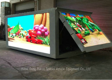 China LED-Anschlagtafel-LKW im Freien, Videodarstellungs-LKW LED mit links/rechtem/3 versah mit Seiten fournisseur