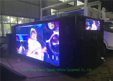 China Wasserdichter LED beleuchteter Videobildschirm des Kasten-LED für mobilen LED-LKW fournisseur