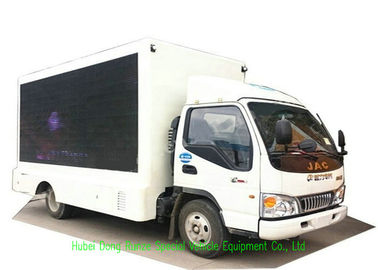 China Mobiler LED Werbungs-LKW JAC mit faltbarem Stadiums-und Schirm-anhebendem System 3840 x 1760mm fournisseur