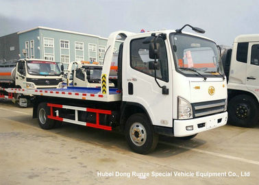 China FAW 3 Tonnen-Straße Wrecker-Abschleppwagen/Transporter-Wiederaufnahme-LKW mit Kran EURO 5 fournisseur