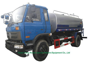 China 10 Tonnen-Edelstahl-sauberer Trinkwasser-Tankwagen mit Wasser-Pumpen-Berieselungsanlage für Wasser-Lieferung und Spray fournisseur
