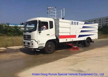 China Kingrun-Besen-Straßen-Kehrmaschine-LKW mit Bürsten und Hochdruckwasser 8CBM fournisseur
