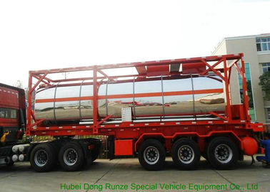 China 30FT Dampf-Heizungs-Isolierbehälter-Behälter Stanless-Stahl für Phosphorsäure H3PO4 fournisseur
