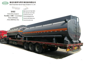 China Chemischer saurer Behälter-Körper-schließt chemischer flüssiger Tanker-Körper mit Behälter Anhänger-Straßen-Transport WhsApp zu: +8615271357675 fournisseur