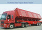 Seitenkipper-Anhänger - Hochleistungskipper-halb Anhänger-LKW für Sand - Achsen des Bergwerk-Transport-3 50 -60T fournisseur