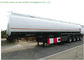 Tankfahrzeug-Achsen des Edelstahl-58m3 halb des Anhänger-4 für Diesel, Öl, Benzin, Kerosin-Transport 50Ton fournisseur