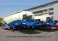 V-förmiger Zement-Pulver-Beförderung- mit Tankwagentrailer mit Dieselmotor-Luftkompressor  fournisseur